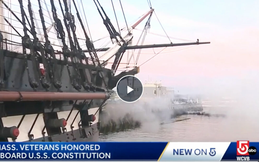 Mass. veterans honored aboard USS Constitution
